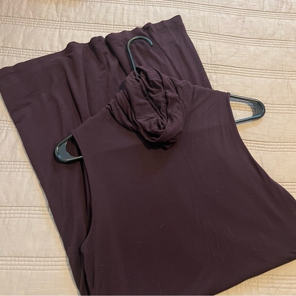 Majestic Dresses & Skirts - Majestic Paris Deep Plum Sleeveless Mini Dress